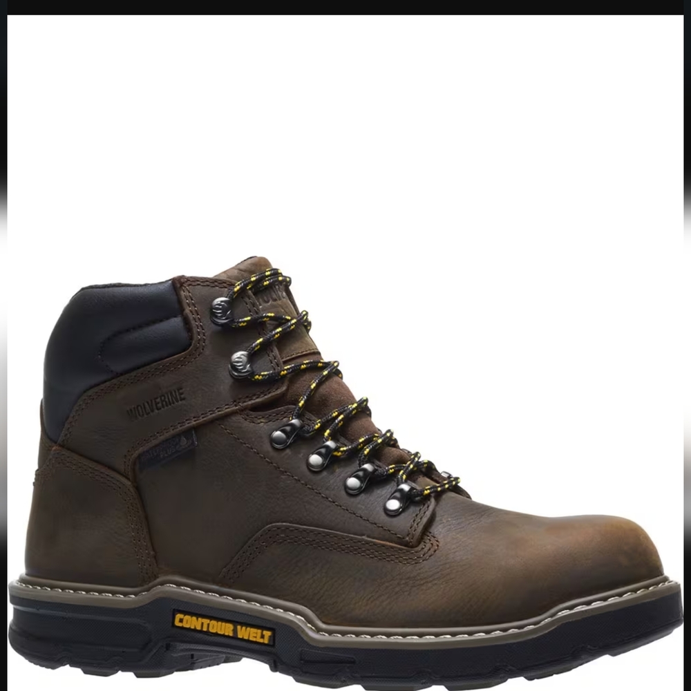 Wolverine bandit wp work boots size 11 and half guc